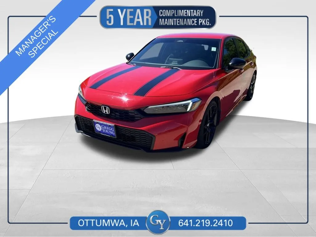 Red 2025 Honda Civic Sport for sale in Ottumwa, IA