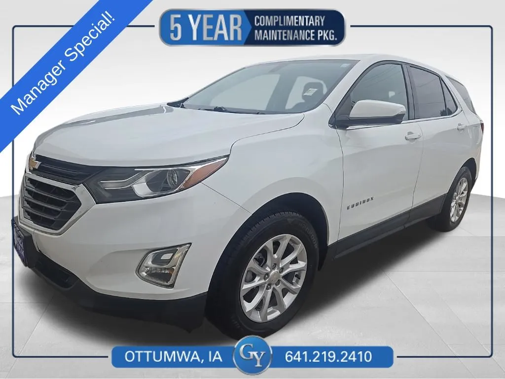 White 2019 Chevrolet Equinox LT for sale in Ottumwa, IA