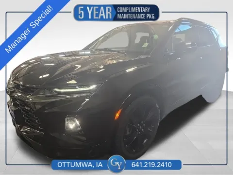 Black 2020 Chevrolet Blazer RS for sale in Ottumwa, IA