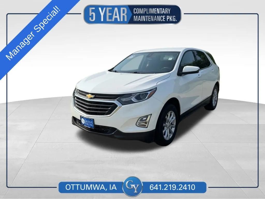 White 2020 Chevrolet Equinox LT for sale in Ottumwa, IA
