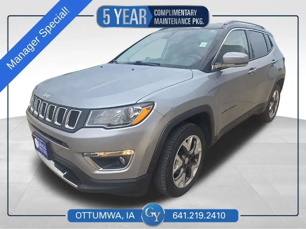 Silver 2019 Jeep Compass Limited for sale in Ottumwa, IA