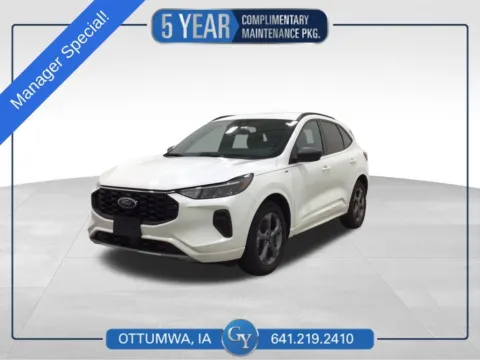 White 2023 Ford Escape ST-Line for sale in Ottumwa, IA