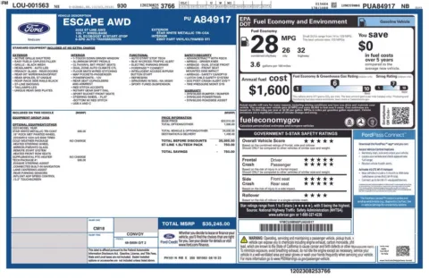 Photos of 2023 Ford Escape ST-Line for sale in Ottumwa, IA at Gregg Young Toyota of Ottumwa