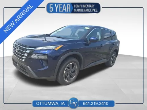 Blue 2025 Nissan Rogue SV for sale in Ottumwa, IA
