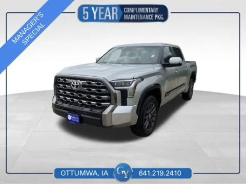 Silver 2024 Toyota Tundra Platinum for sale in Ottumwa, IA