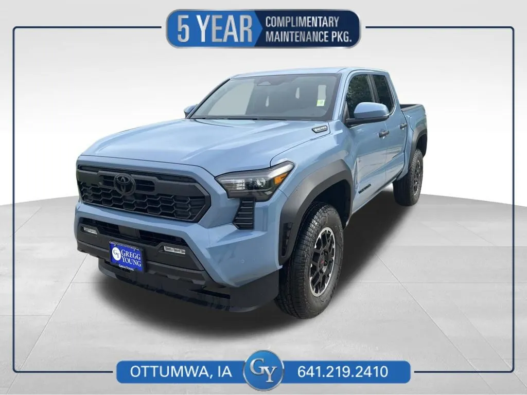 Blue 2026 Toyota Tacoma Hybrid TRD Off Road for sale in Ottumwa, IA