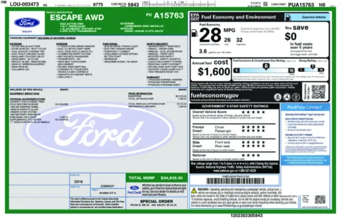 Photos of 2023 Ford Escape Active for sale in Ottumwa, IA at Gregg Young Toyota of Ottumwa