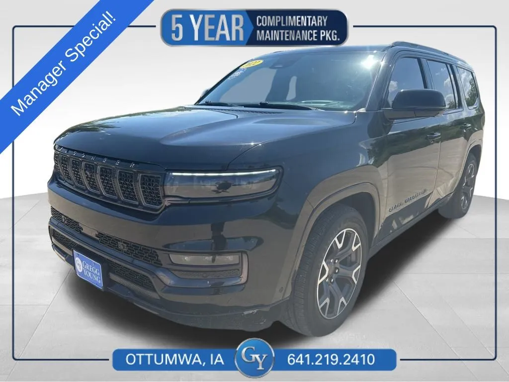 Black 2022 Jeep Grand Wagoneer Series II for sale in Ottumwa, IA