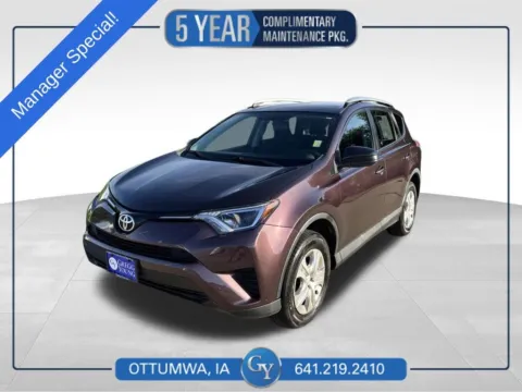 Black 2016 Toyota RAV4 LE for sale in Ottumwa, IA