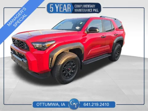Red 2025 Toyota 4Runner TRD Off-Road for sale in Ottumwa, IA