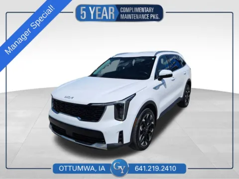 White 2024 Kia Sorento X-Line EX for sale in Ottumwa, IA
