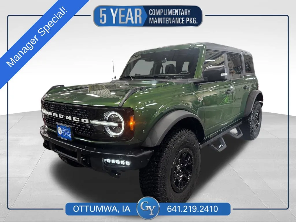 Green 2024 Ford Bronco Wildtrak for sale in Ottumwa, IA