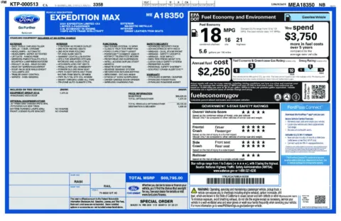 Photos of 2021 Ford Expedition Max Limited for sale in Ottumwa, IA at Gregg Young Toyota of Ottumwa