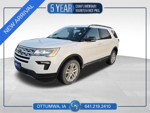 White 2019 Ford Explorer XLT for sale in Ottumwa, IA