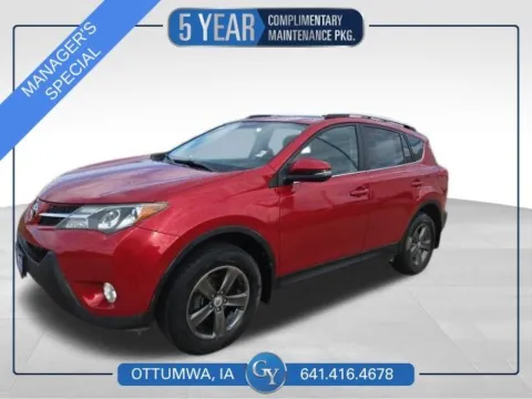 Black 2015 Toyota RAV4 XLE for sale in Ottumwa, IA