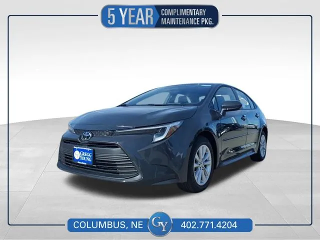 Gray 2026 Toyota Corolla Hybrid LE for sale in Columbus, NE