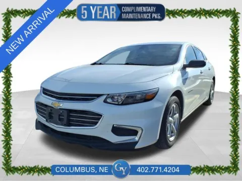 White 2017 Chevrolet Malibu LS for sale in Columbus, NE