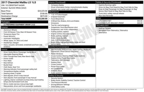 Photos of 2017 Chevrolet Malibu LS for sale in Columbus, NE at Gregg Young Toyota of Columbus