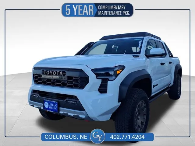 White 2026 Toyota Tacoma Hybrid Trail Hunter for sale in Columbus, NE