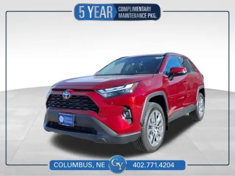 Red 2025 Toyota RAV4 XLE Premium for sale in Columbus, NE