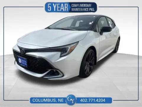 White 2026 Toyota Corolla Hatchback XSE for sale in Columbus, NE