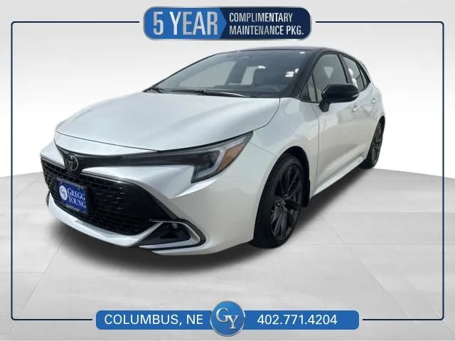 White 2026 Toyota Corolla Hatchback XSE for sale in Columbus, NE