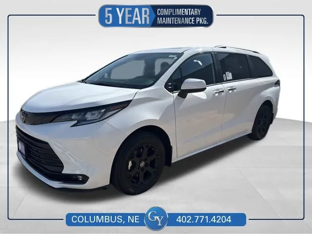 White 2026 Toyota Sienna Woodland Edition for sale in Columbus, NE