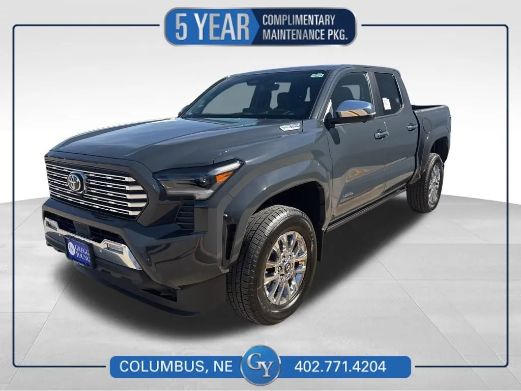 Black 2026 Toyota Tacoma Hybrid Limited for sale in Columbus, NE