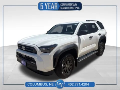 White 2026 Toyota 4Runner SR5 for sale in Columbus, NE