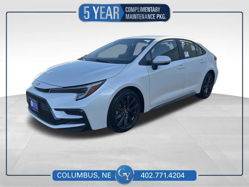 White 2026 Toyota Corolla Hybrid SE for sale in Columbus, NE