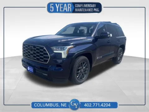 Blue 2026 Toyota Sequoia Platinum for sale in Columbus, NE