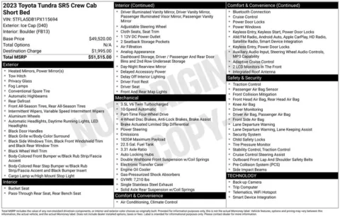 Photos of 2023 Toyota Tundra SR5 for sale in Columbus, NE at Gregg Young Toyota of Columbus