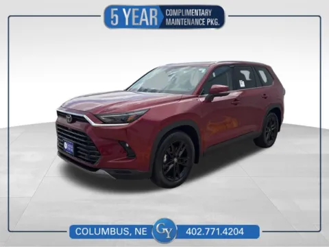 Red 2026 Toyota Grand Highlander Platinum for sale in Columbus, NE