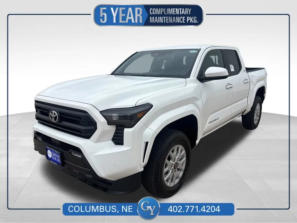 White 2026 Toyota Tacoma SR5 for sale in Columbus, NE