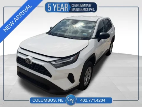 White 2024 Toyota RAV4 LE for sale in Columbus, NE