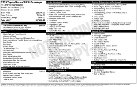 Photos of 2015 Toyota Sienna XLE for sale in Columbus, NE at Gregg Young Toyota of Columbus