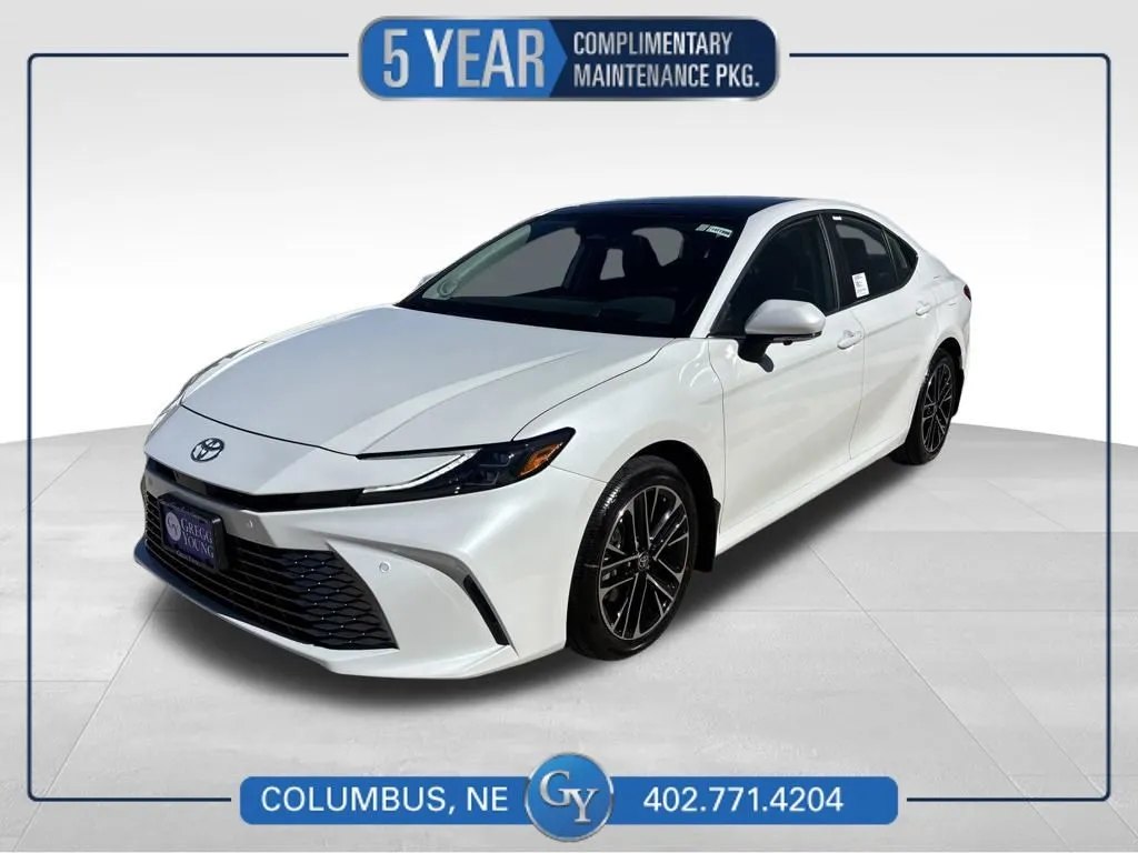 White 2026 Toyota Camry XLE for sale in Columbus, NE