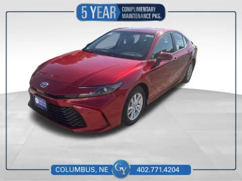 Red 2026 Toyota Camry LE for sale in Columbus, NE