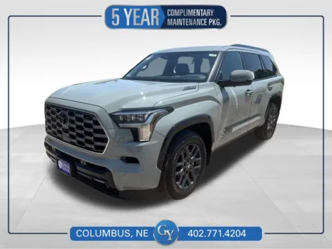 Gray 2026 Toyota Sequoia Platinum for sale in Columbus, NE