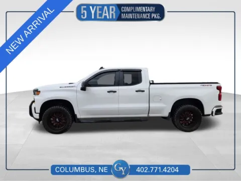 White 2020 Chevrolet Silverado 1500 Custom for sale in Columbus, NE