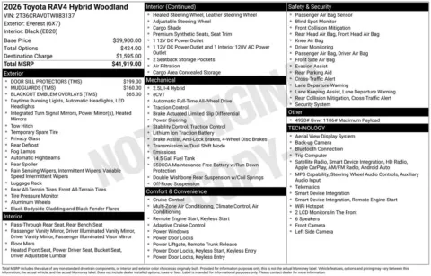 Green 2026 Toyota RAV4 Woodland for sale in Columbus, NE