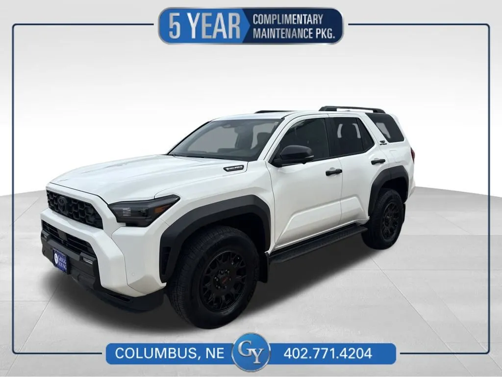 White 2026 Toyota 4Runner i-FORCE MAX Hybrid TRD Off Road Premium for sale in Columbus, NE