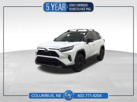 Black 2023 Toyota RAV4 Hybrid XSE for sale in Columbus, NE