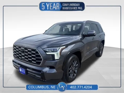 Gray 2026 Toyota Sequoia Platinum for sale in Columbus, NE