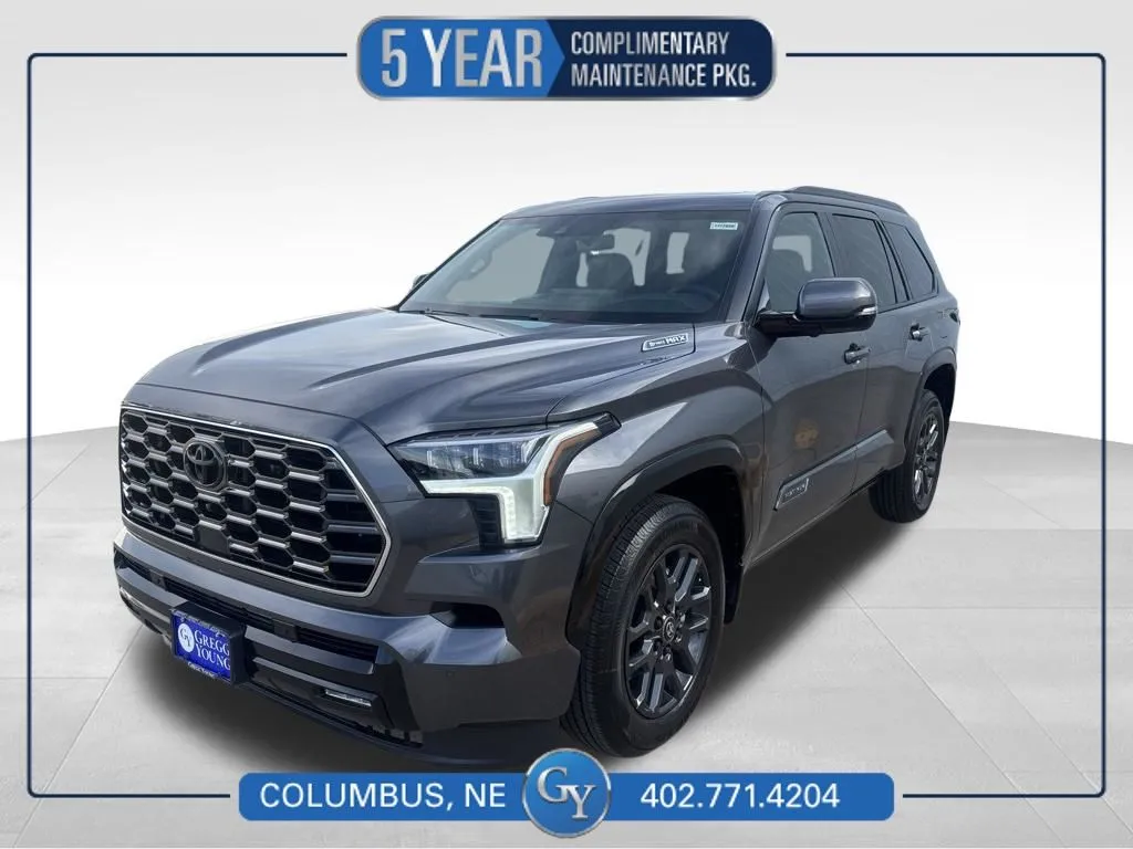 Gray 2026 Toyota Sequoia Platinum for sale in Columbus, NE