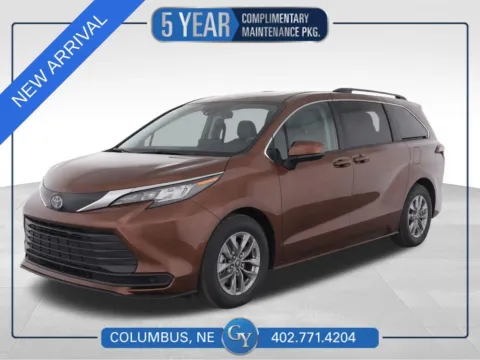 Brown 2022 Toyota Sienna LE for sale in Columbus, NE