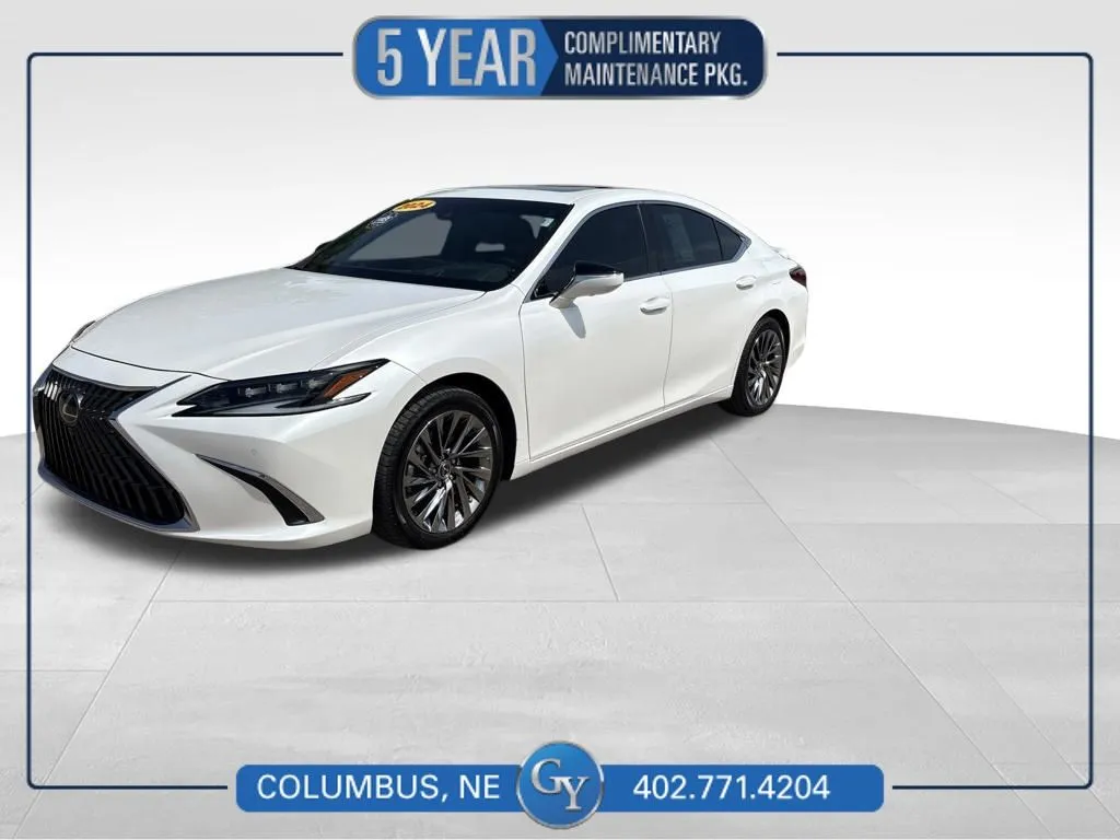 White 2024 Lexus ES 300h Ultra Luxury for sale in Columbus, NE