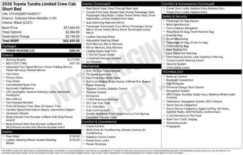 Photos of 2026 Toyota Tundra Limited for sale in Columbus, NE at Gregg Young Toyota of Columbus