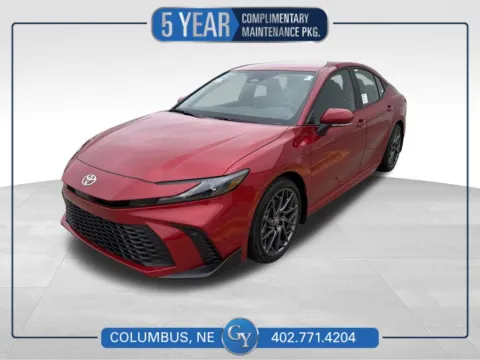 Red 2026 Toyota Camry SE for sale in Columbus, NE