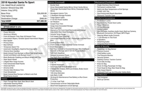 Photos of 2018 Hyundai Santa Fe Sport 2.4 Base for sale in Columbus, NE at Gregg Young Toyota of Columbus